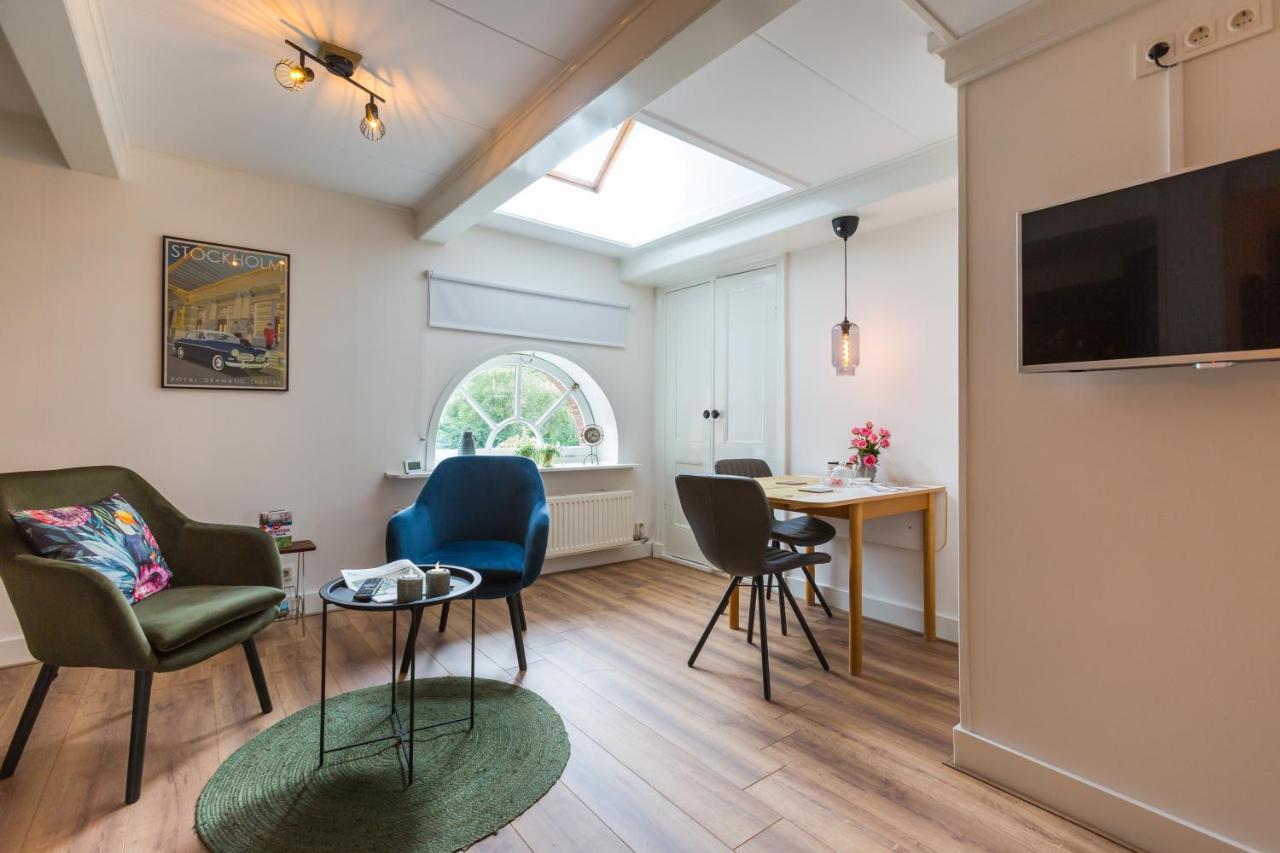 D' Ald Skoalle - Sfeervol Appartement In Oude School. Wijtgaard Eksteriør billede